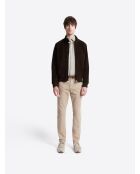 Chemise fantaisie 100% coton écru 2