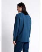 Chemise 100% coton bleu outremer