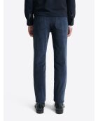 Chino en velours côtelé bleu dur