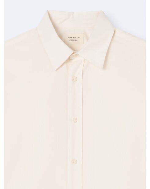Chemise 100% coton regular - L'atelier blanc neige