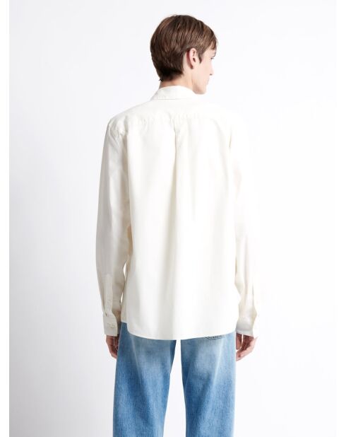 Chemise 100% coton regular - L'atelier blanc neige