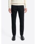 Jean denim slim en coton noir