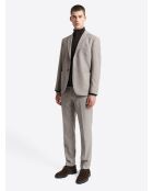 Cardigan zippé en viscose certifiée chocolat