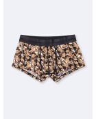 Shorty fantaisie noisette