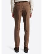 Pantalon de costume bistretch chestnut