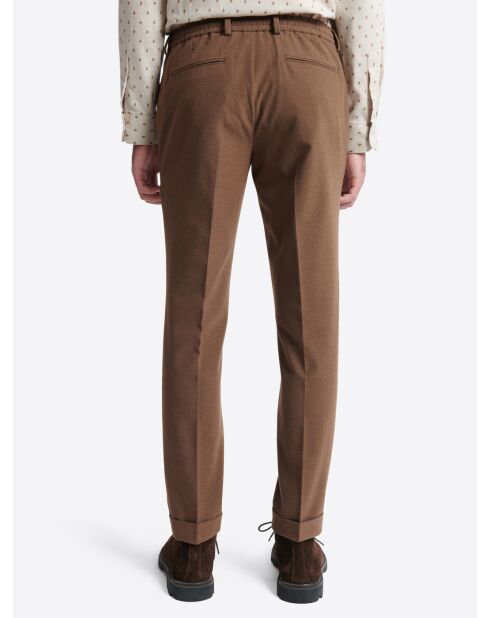 Pantalon de costume bistretch chestnut