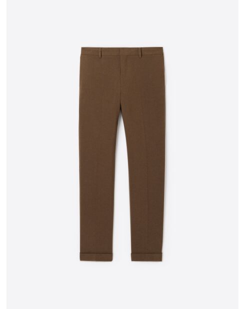 Pantalon de costume bistretch chestnut