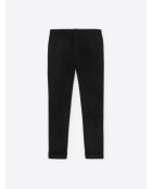 Pantalon de costume en seersucker noir