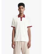 Polo manches courtes 100% Coton blanc neige