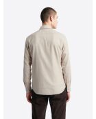 Chemise 100% coton ivoire