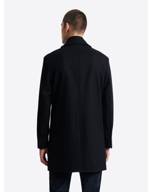 Pardessus 2-en-1 en laine mélangée dark saphir