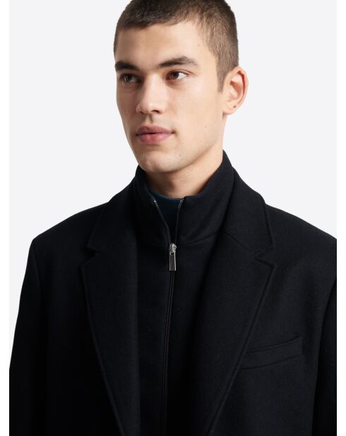 Pardessus 2-en-1 en laine mélangée dark saphir