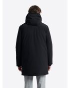Parka à capuche noire