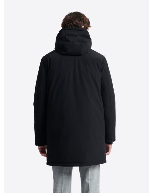 Parka à capuche noire