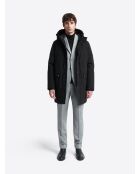 Parka à capuche noire