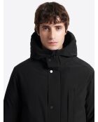Parka à capuche noire