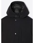 Parka à capuche noire