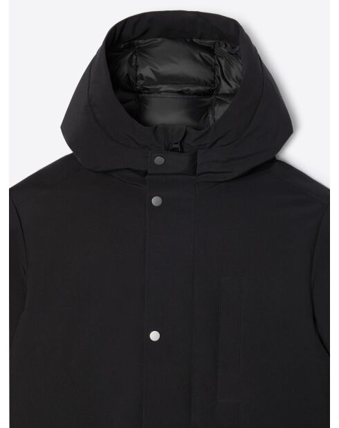 Parka à capuche noire