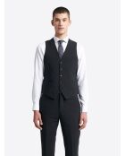 Gilet de costume infroissable noir