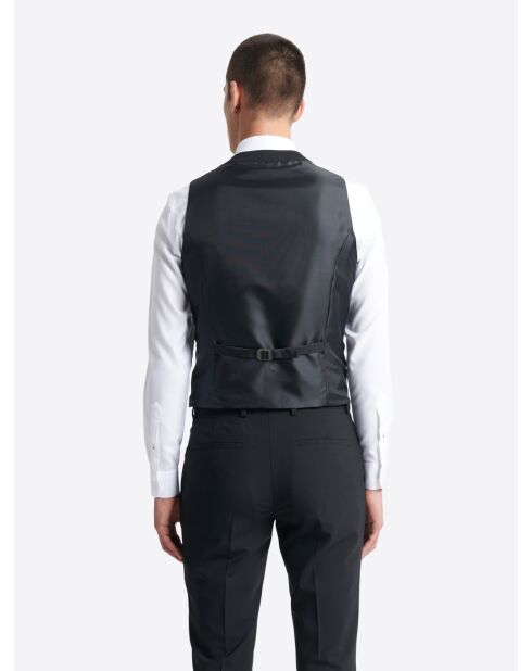 Gilet de costume infroissable noir