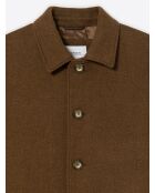 Pardessus en Laine mélangée chestnut