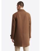 Pardessus en Laine mélangée chestnut