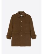Pardessus en Laine mélangée chestnut