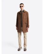 Pardessus en Laine mélangée chestnut