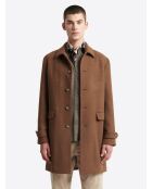 Pardessus en Laine mélangée chestnut