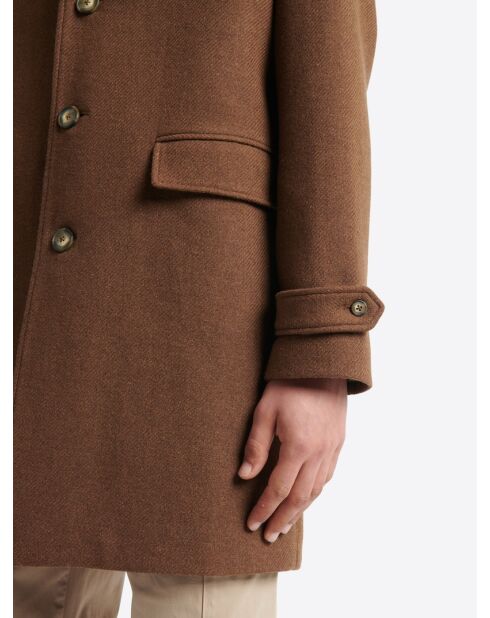 Pardessus en Laine mélangée chestnut