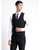 Gilet de costume bistretch noir
