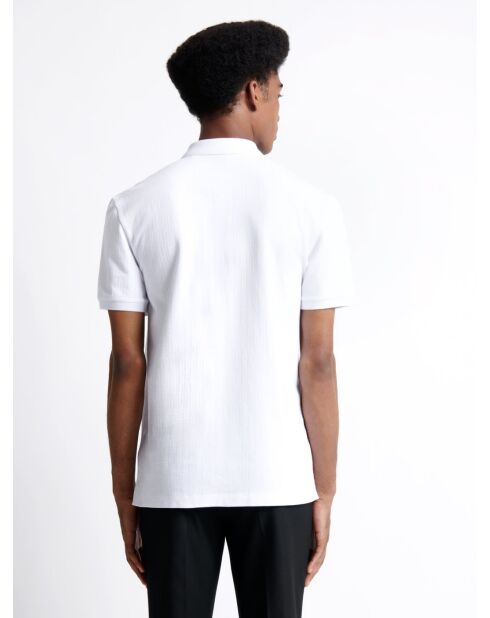 Polo manches courtes en Coton blanc
