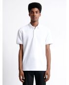 Polo manches courtes en Coton blanc
