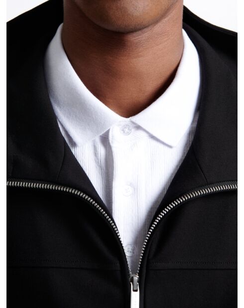 Polo manches courtes en Coton blanc