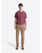 Pantalon homewear d'intérieur en Coton noisette