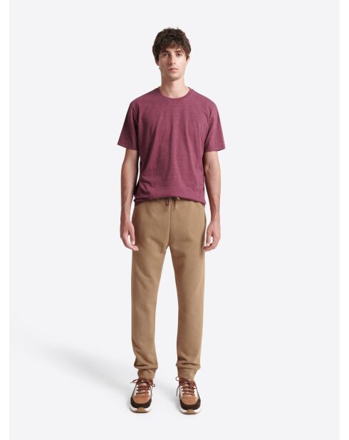 Pantalon homewear d'intérieur en Coton noisette