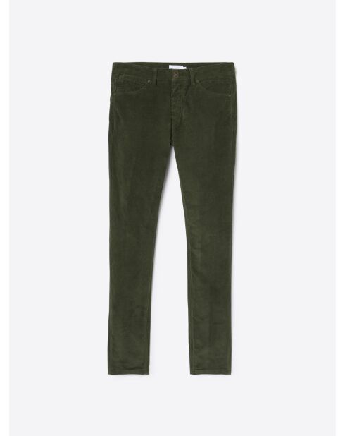 Pantalon en velours vert