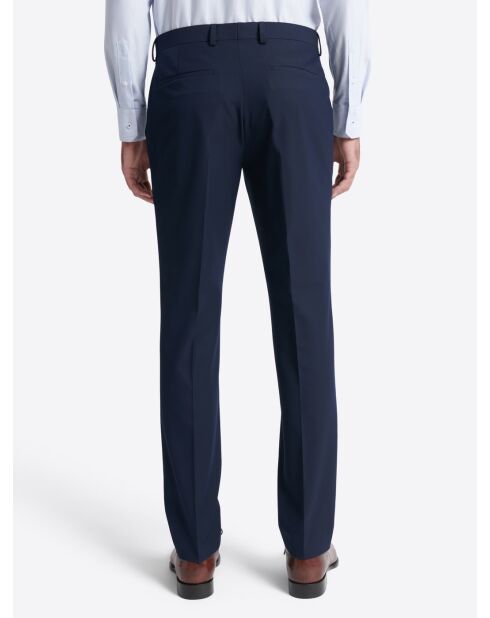 Pantalon de costume nouveau fit slim bleu marine
