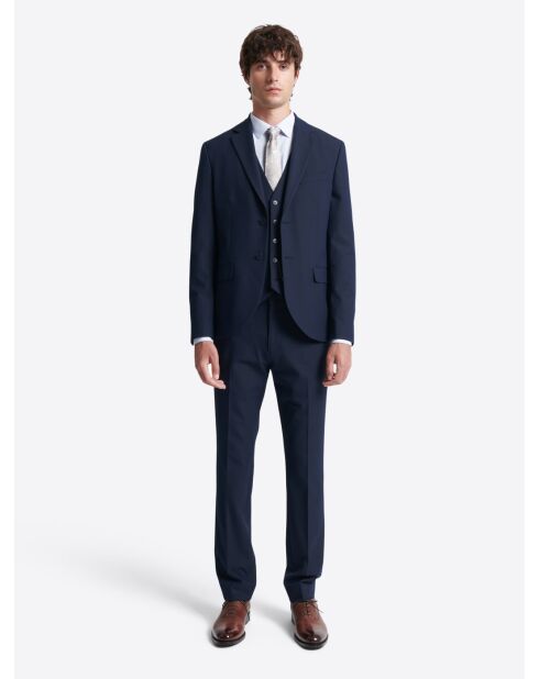 Pantalon de costume nouveau fit slim bleu marine