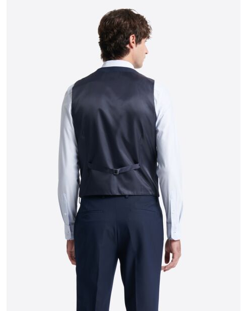 Gilet de costume bistretch bleu marine