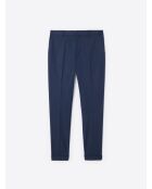 Pantalon de costume taille élastiquée bleu marine