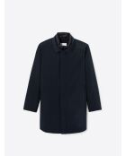 Parka col chemise 2 en 1 bleu marine