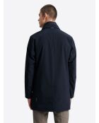 Parka col chemise 2 en 1 bleu marine
