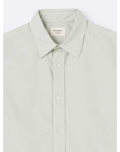 Chemise 100% coton regular - L'atelier vert sauge