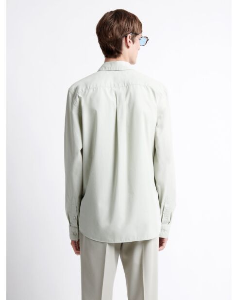 Chemise 100% coton regular - L'atelier vert sauge