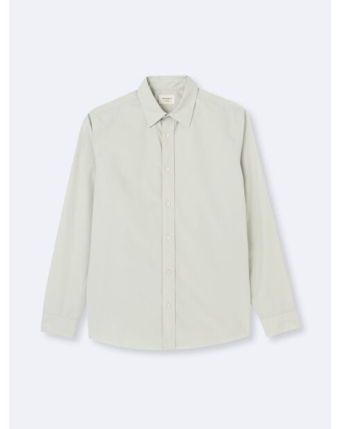 Chemise 100% coton regular - L'atelier vert sauge