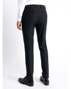 Pantalon de costume extraslim bistretch noir