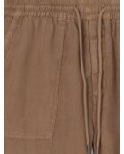 Bermuda 100% Tencel Lin - L'atelier noisette