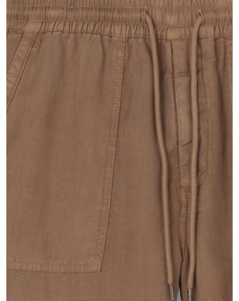 Bermuda 100% Tencel Lin - L'atelier noisette