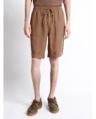 Bermuda 100% Tencel Lin - L'atelier noisette